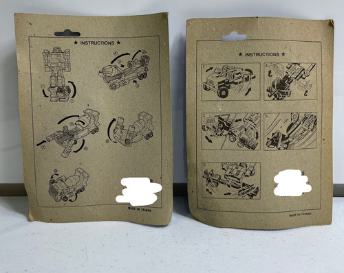Convertible Robots Lote De 2 Die-cast Gobots 80s (Usado)