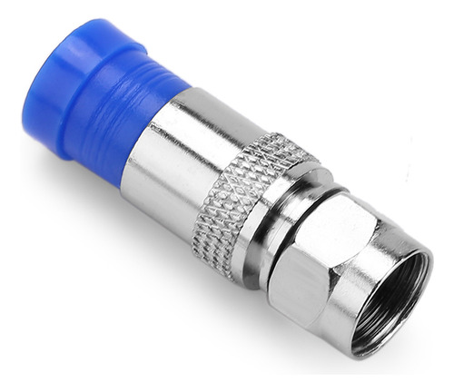 10 Uds Coaxial Rg6 Adaptador De Conector De Compresión