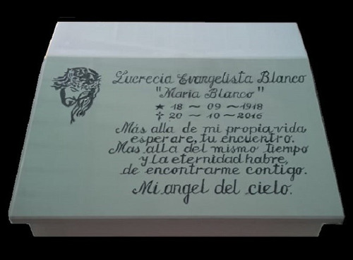 Imagen 7 de 10 de Lapidas Funerarias Talladas Con Imagen La Virgen Del Carmen