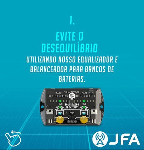 Equalizador Jfa Para Banco De Baterias
