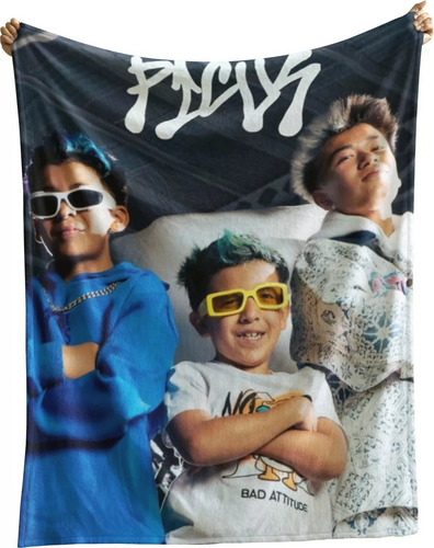 Frazada Viajera Super Cool Y Suave Los Picus 1,60x1,80cm Picus Blanco