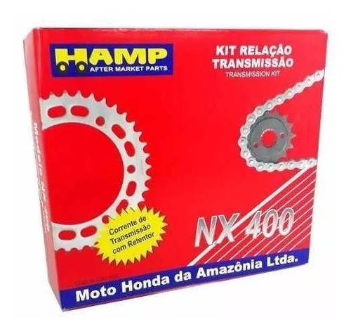 Kit De Transmisión Original Honda Nx400 Falcon Dist Oeste !