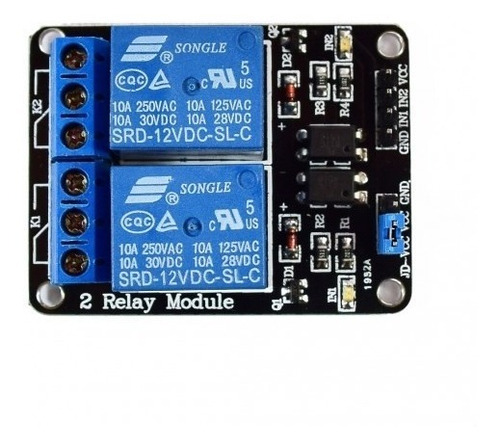 Imagen 3 de 6 de Modulo Rele 2 Canales Optoacoplado 5v Electronica Arduino