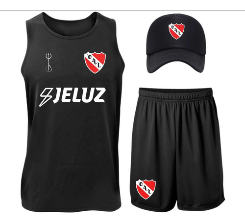Conjunto Musculosa Short Gorra Dep Futbol Argentino Club C2