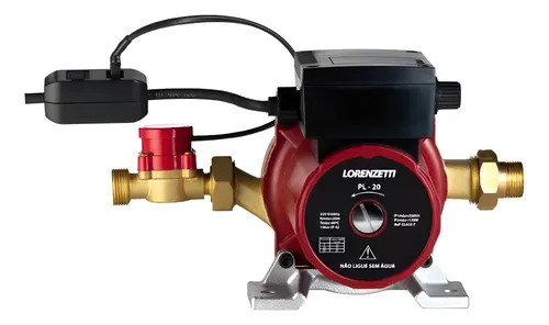 Pressurizador de Água Lorenzetti PL 20 (20 m.c.a., 350 W)