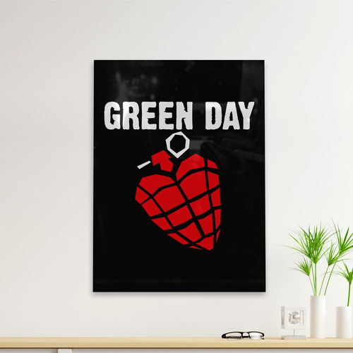 Cuadro Deco Green Day  (d0363 Boleto.store)