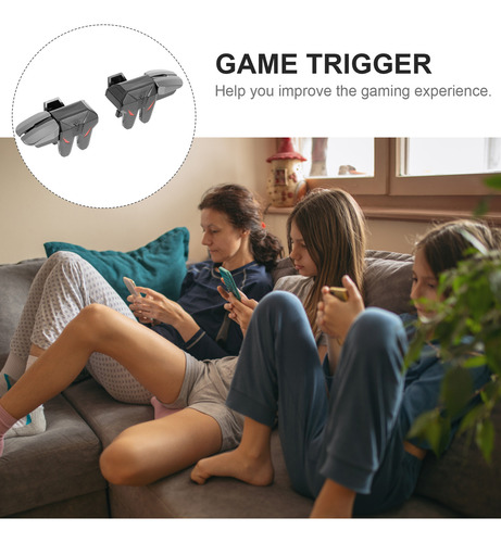 1 Par De Controladores De Juegos Móviles Game Trigger Contro