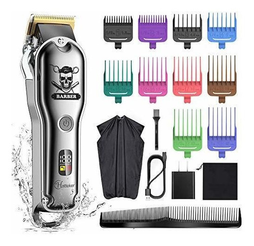 Hatteker Hair Cutting Kit Pro Cortapelos Para Hombres 