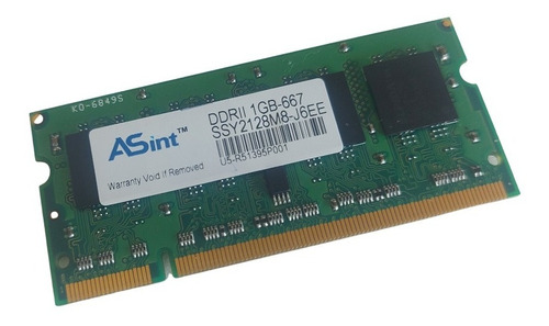 Memoria Notebook 1gb Ddr2 667mhz Ssy2128m8-j6ee - Asint