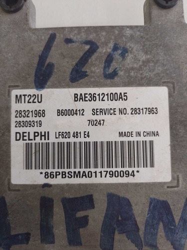 Modulo De Injeção Delphi Lifan 620 Bae3612100a5 (Usado)