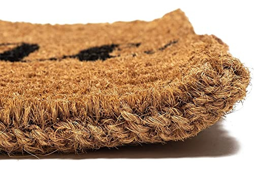 Felpudo De Fibra De Coco Natural, Tapete De Entrada 40 X 73