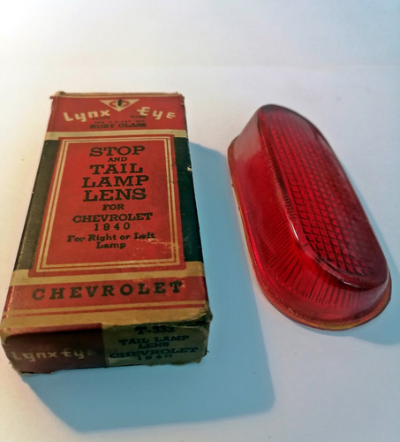 Luz Trasera  Stop Chevrolet 1940 Original U.s.a. Cristal