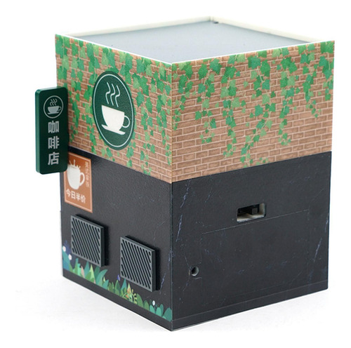Café De Simulación A Escala 1:64 Con Luces Coleccionables