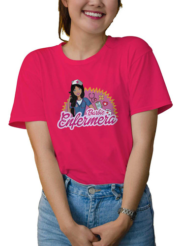 Franela Camisa Barbie Profesiones Modelos Varios