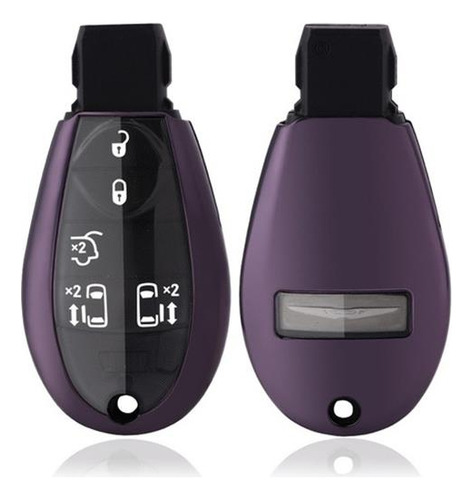 `` Llave Coche Nueva Llegada Full Tpu C Negro Morado