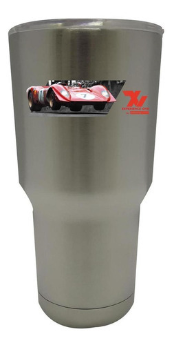 Vaso Térmico Termo Experience One 30 Oz Fórmula 1 Od76871 Color Plateado