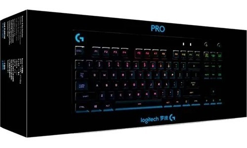 Teclado Logitech Pro Lightsymc Rgb Mecanico Gamer