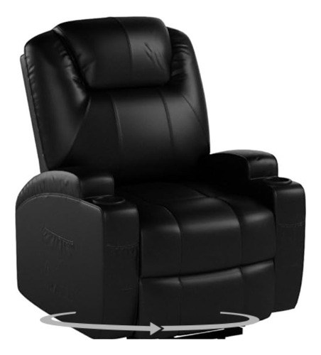 Sillon Cine Reclinable Masaje Con Control Remoto Calefacción