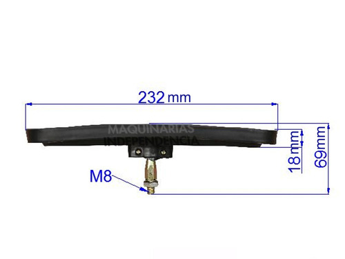 Imagen 3 de 9 de Juego Espejo Retrovisor Autoelevador Un 137 X 232 Mm