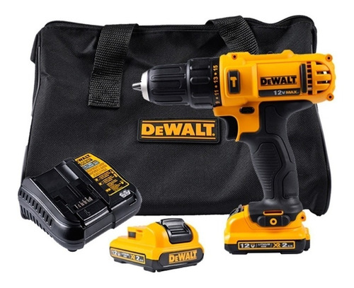 Imagen 2 de 3 de Taladro Atornillador Inalambrico 12v Dewalt Dcd710 S2