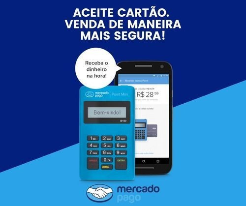 Imagem 2 de 3 de Máquina De Cartão Point Mini Mercado Pago