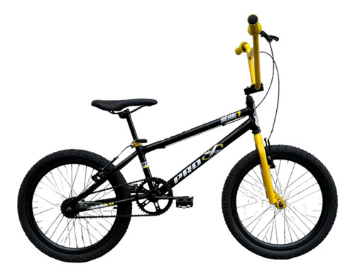 Bicicleta Aro 20 Bmx Pro-x Serie 1 Preta/amarela