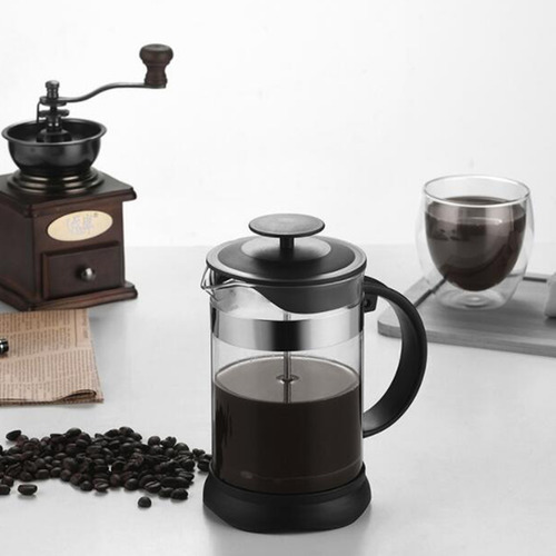 Cafetera French Press, Calefacción, 800 Ml, Filtro De Acero