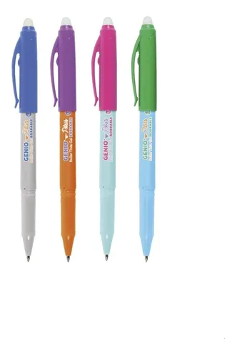comprar 4 Lapiceras Simball Genio Plus Fun Roller Borrable