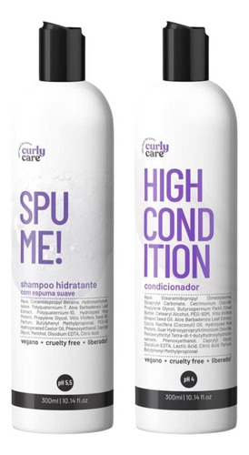 Kit Curly Care - Shampoo Spu Me E High Condition 300ml