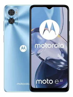 Motorola E22 64gb 4gb Ram Dual Sim Azul 4glte Celular Telefono Barato Nuevo Y Sellado De Fabrica