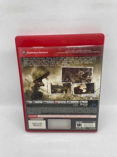 Juego Resistance Fall Of Man Ps3 Físico Greatest Hits (Usado)