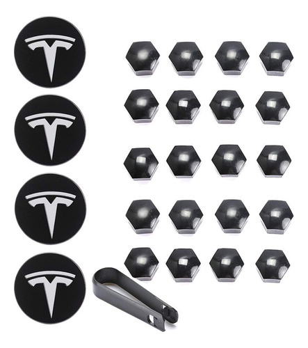 Tesla Wheel Center Caps Fits For Tesla Model S/3/x,4 Hu...