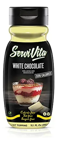 Sirope De Chocolate Blanco Sin Azúcar - 0 Calorías, Sin Gras