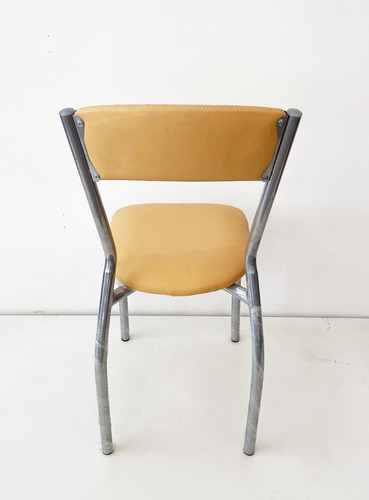 Imagen 4 de 7 de Sillas Comedor Pintada Tapizada Caño Oferta Zala Muebles
