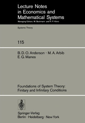 Libro Foundations Of System Theory: Finitary And Infinita...