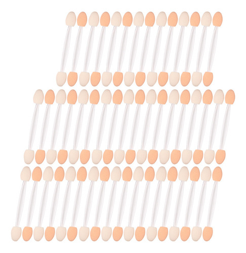 Esponja De Maquillaje, Brocha Bicolor Para Sombra De Ojos, 5