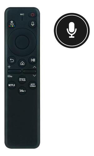 Remoto De Reemplazo De Voz Para Samsung Qled 4k Q60c Q70c Tv