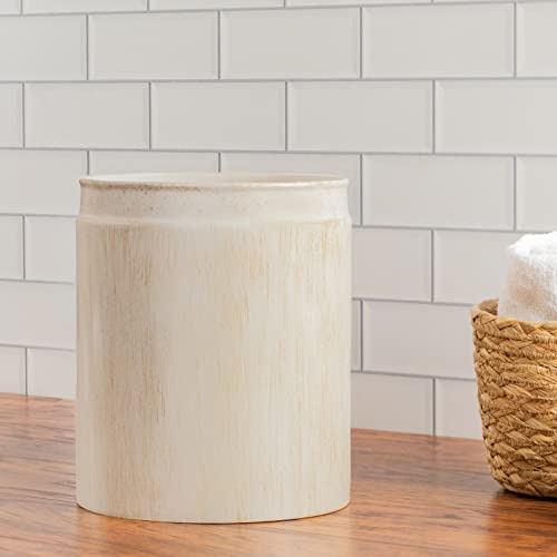 Papelera Pequeña De Estilo Rústico Y Elegante Baño, ...