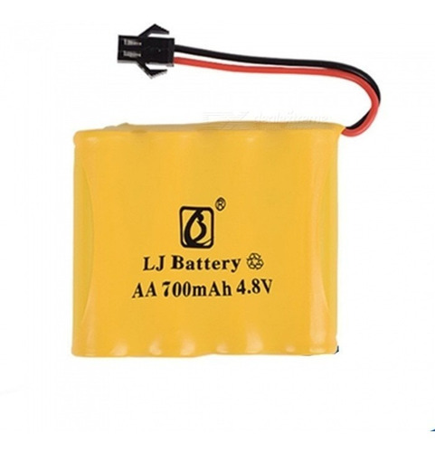 Bateria Para Carrinhos Rc 4.8v 700mah Recarregável Ni-cd Onn