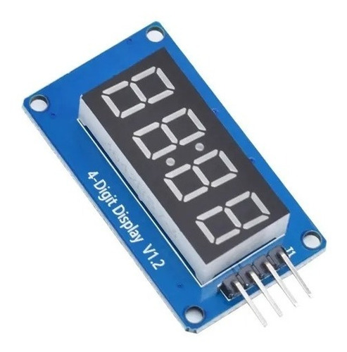 Módulo Tm1637 Display 7 Segmentos 4 Dígitos Arduino Diy Led