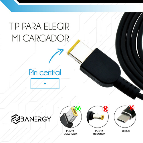 Cargador Lenovo G50-70 Z41-70 B41-35 G40-45 B41-30 Color Negro