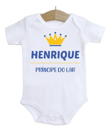 Roupa De Menino Nome Próprio Henrique