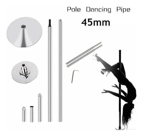 Tubo Portatil Para Pole Dance Ejercicio Sensual Gym Fijo Y G