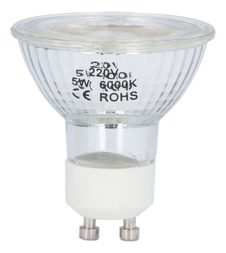 Bombilla Gu10 Led Cob De 5 W Con Brillo Ajustable, Punto Aju
