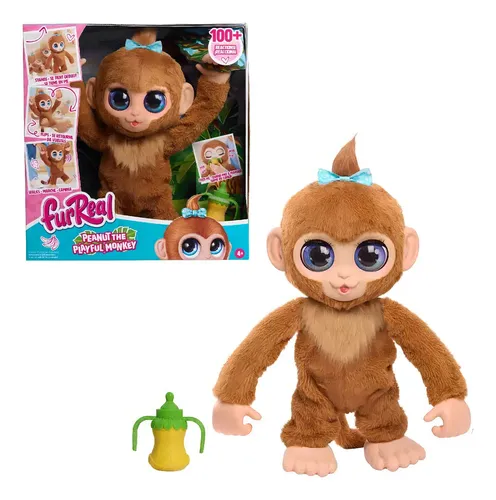 Pelucia Interativa Macaco Brincalhao 16 Fur 4152 - Sunny
