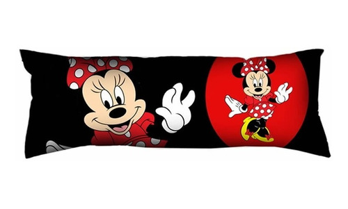 Almofada Decorativa Mickey E Minnie Para Sofá Ou Cama 35x95