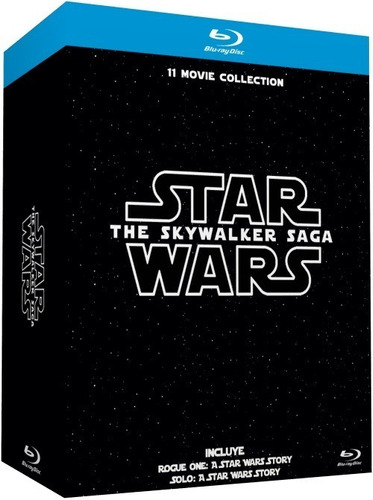 Star Wars Coleccion 11 Peliculas Bluray Bd25, Latino