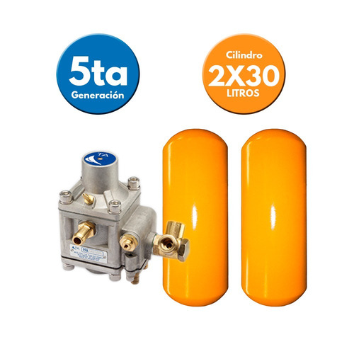 Imagen 7 de 9 de Equipo De Gnc Gas 5ta Generacion Premium Cilindros 2x30lts