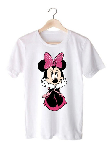 Remera Blanca Mickey Mouse - Minnie - Serie/gamer
