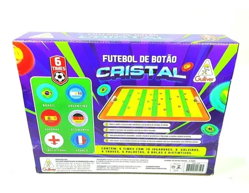 Kit Jogo Futebol De Botão Completo Seleções 2 Clássicos Original Gulliver  em Promoção na Americanas